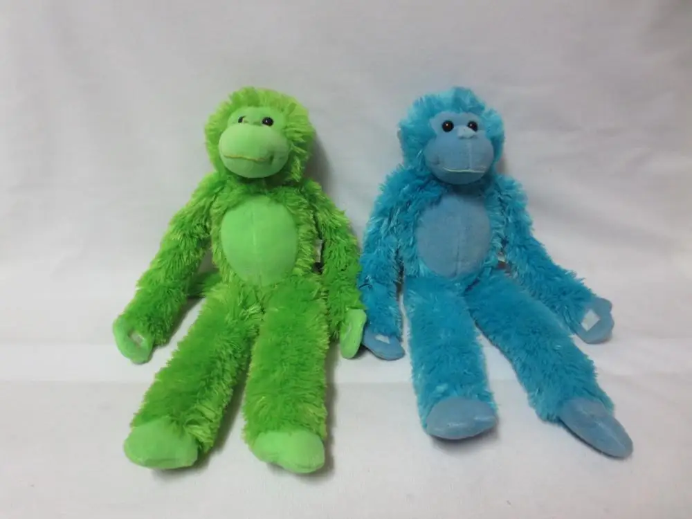 Plush monkey 4 color assorted