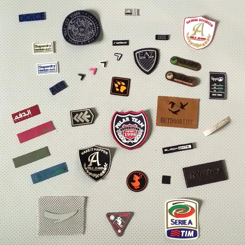 Искусственная замша кожаная Этикетка из микрофибры искусственная замшевая кожа торговая марка этикетка на заказ для сумки одежды обуви