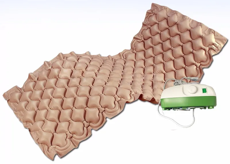 Alternating Pressure Relief Overlay medical air mattress with compressor