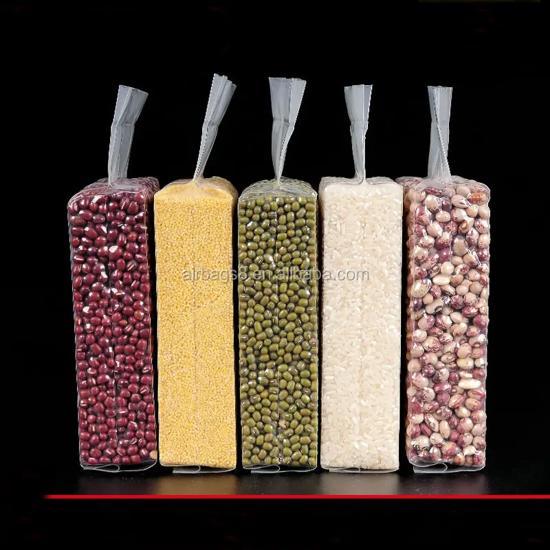 plastic type and resealable food fresh-keeping material vacuum bag seal with nylon PE composite