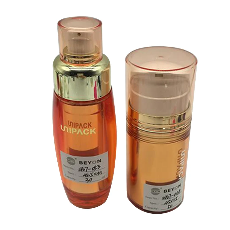 Eco-Friendly Pctg 50Ml Cosmetic Airless Lotion Pump Bottle