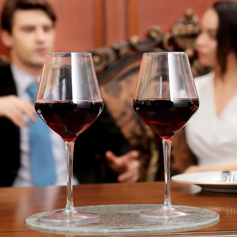 Unbreakable Wine Glasses BPA-free Dishwasher-safe 20 oz 100% Tritan Plastic Shatterproof Wine Glasses