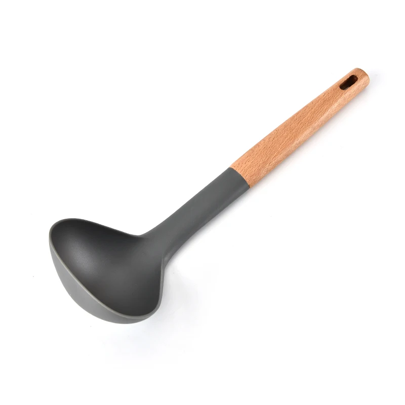 Cooking Tools Kitchen Tools Accessories Hot Sales Stocked Nylon and Wooden Handle Kitchen Utensils 7 Pieces