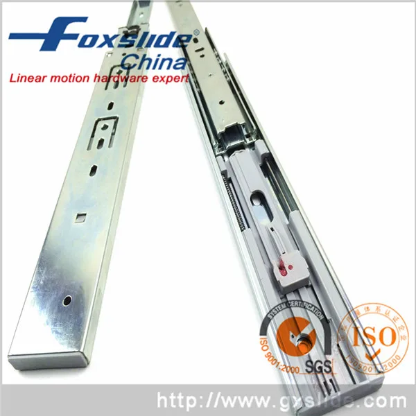 Foxslide 45kg drawer slide silent soft closing drawer system furniture drawer guides 200mm