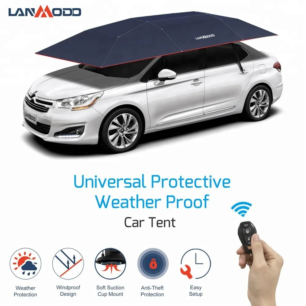 
Patent holder Lanmodo automatic car umbrella with anti-theft and windproof function car sunshade & car cover 