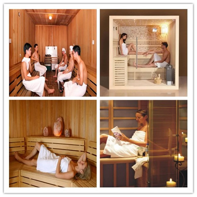 Luxury Sauna Cabin and Economy Steam Shower Room (M-6035)