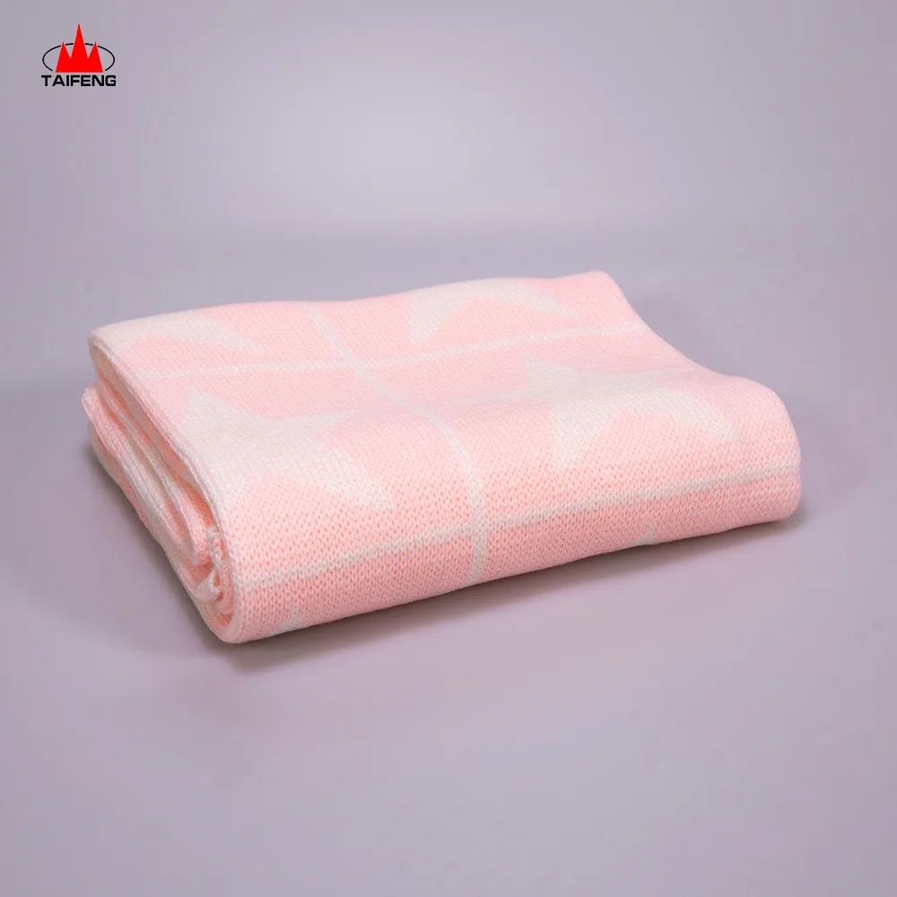 Hot sale baby blanket star design multi-colored