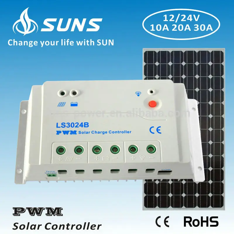 Phoenix Sunshim 12V 24V Solar Charger Controller 20A 30A with RS485 Terminal PC Installation
