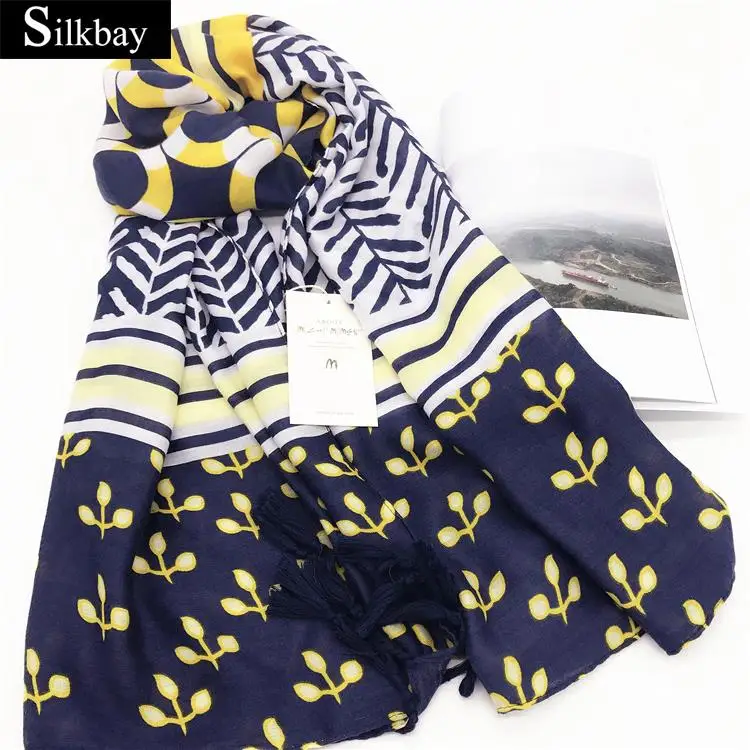 High quality viscose pashmina cotton/viscose shawl turkish square scarf wholesale