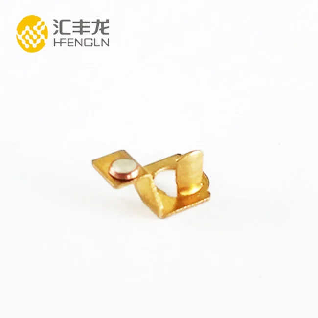 Electrical Bimetal Rivet Silver Contact Arm