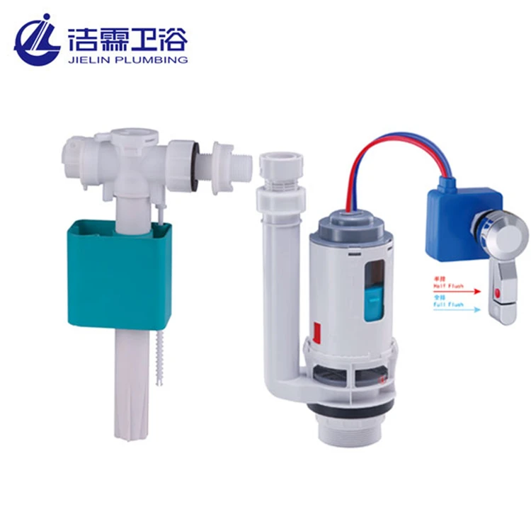 European style bathroom cistern fitting 2 inch cable dual flush liquid quiet toilet fill valve