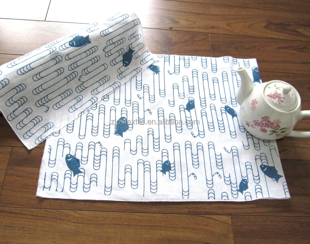 Изготовленных на заказ простых Длинные полотенце для мытья посуды полотенце для рук тэнугуи