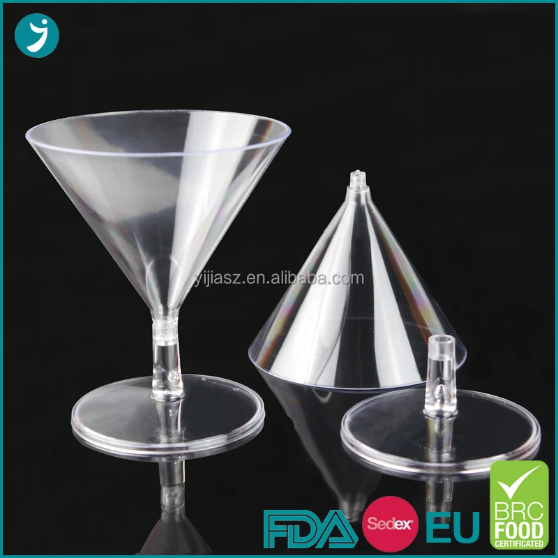
Factory direct supply disposable mini plastic dessert shot cups with low price 