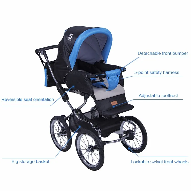 Morden design detachable outdoor baby stroller