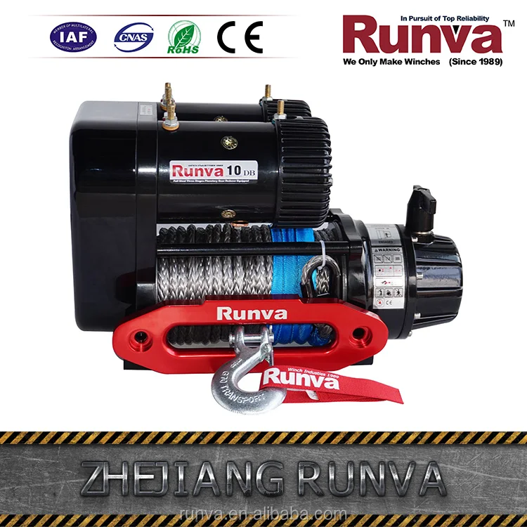 Runva наиболее популярные высокого качества, Электрический 10000 фунтов лебедки для Jeep, грузовиков и внедорожников