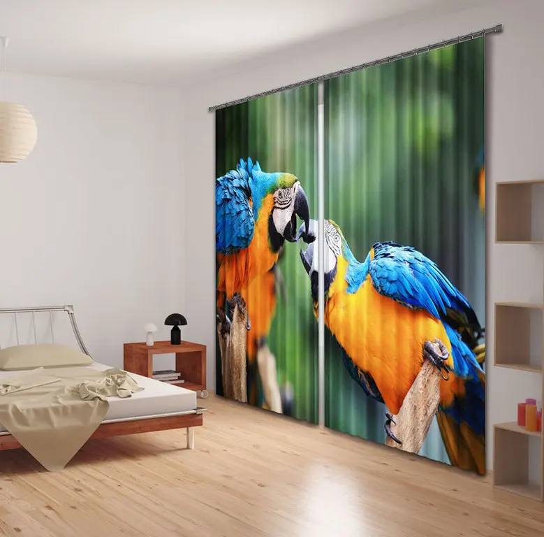 
Wholesale Automatic Plastic 3D Printed Polyester Table Window Wall Shower Curtain With Hooks 