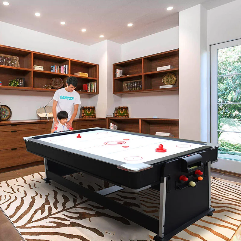 Недорогой бильярдный стол/бильярдный стол 4 в 1, бильярдный стол sprin с воздушным хоккеем, теннисный стол, обеденный стол