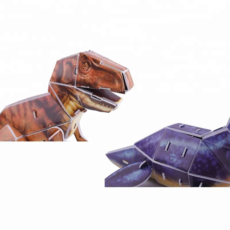 
94pcs fun dinosaur world handmade puzzle 3d diy cubic 