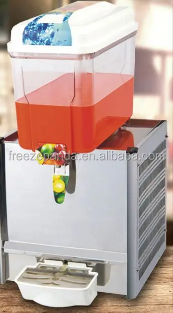 plastic barrel electric commercial 3 tanks fruit juice juicer dispenser machine prices with cooler