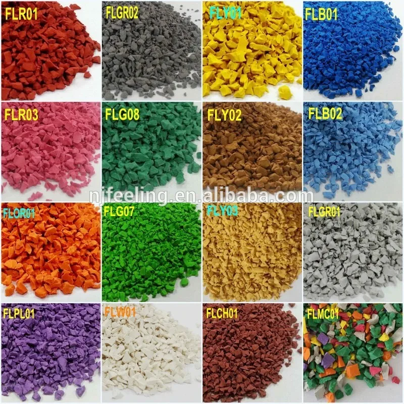 Epdm-granulate, ethylene propylene rubber, EPDM polyurethane granules - FN-D150442