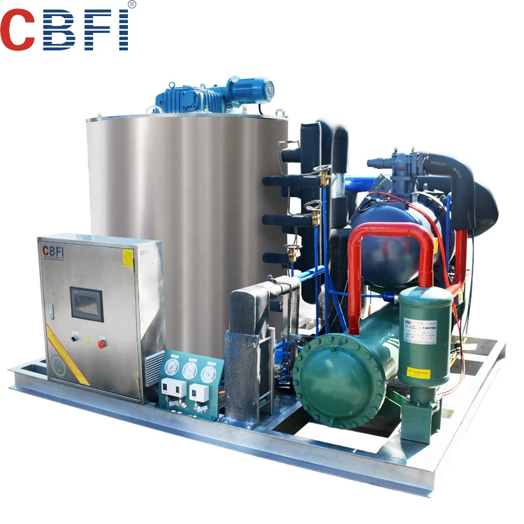 CBFI BF10000 10 Tons Per Day Seawater Type Flake Ice Machine