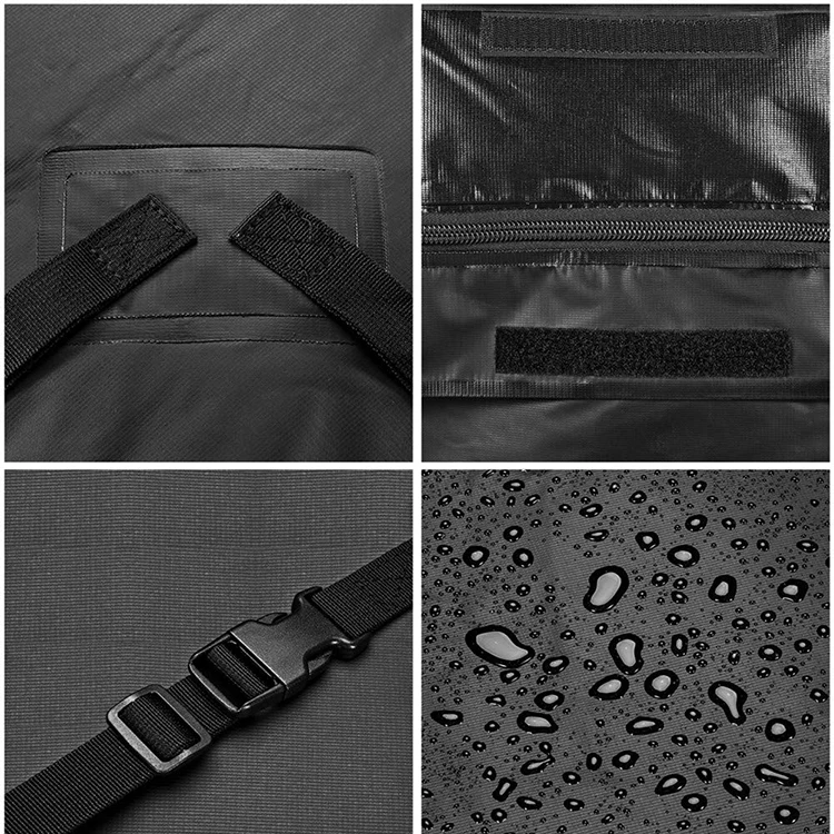 Waterproof Car  Roof top Carrier Bag With 8 Straps