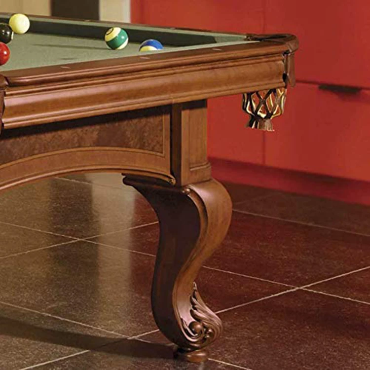 indoor 9ft solid wood and slate  Pool Table Billiard for sale