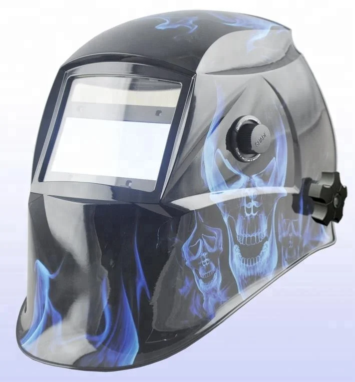 HMT 4 arc sensors variable dark shade 5-9/9-13 large view 100x53mm automatic welder helmets True color vision CE marked