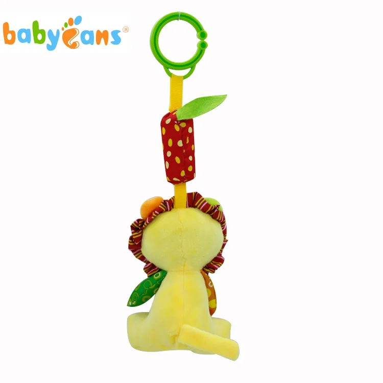 New Stuffed Animal Baby Soft Plush Hand Rattle Toys Lion Toys CE EN71