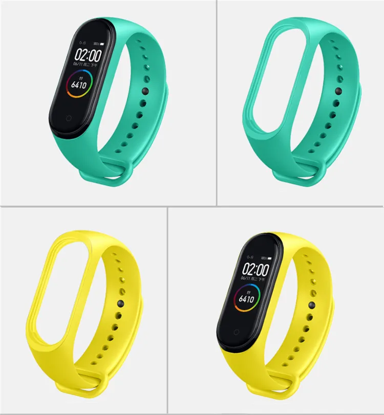 Wrist Band For Xiaomi Mi Band 4 Watch Strap Replacement Bracelet For Miband 4 Silicone Sports Wrist Strap For Mi Band 3/4