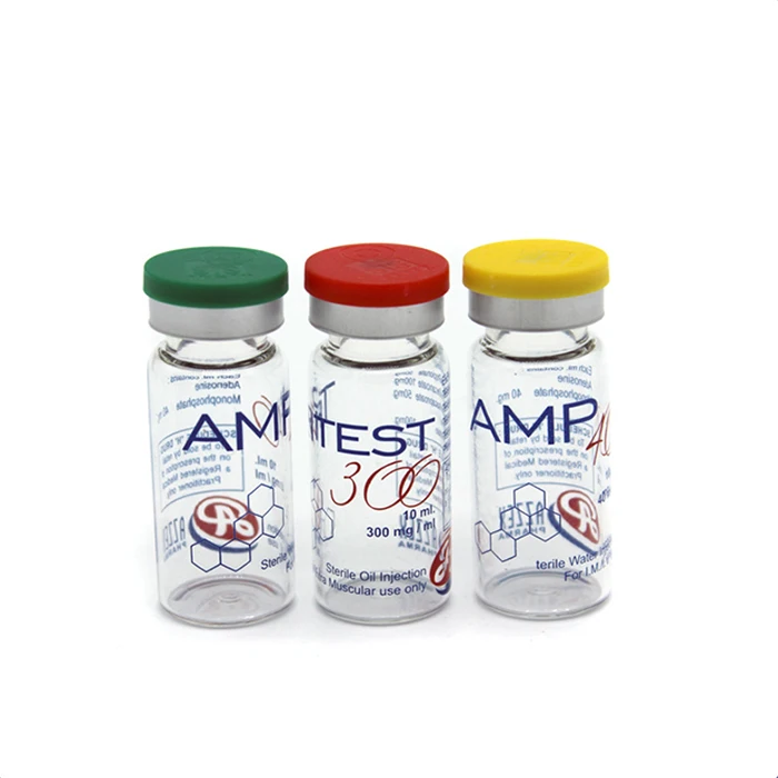 
Reversible caps autosampler vial mini tubular amber pharmaceutical glass vials 