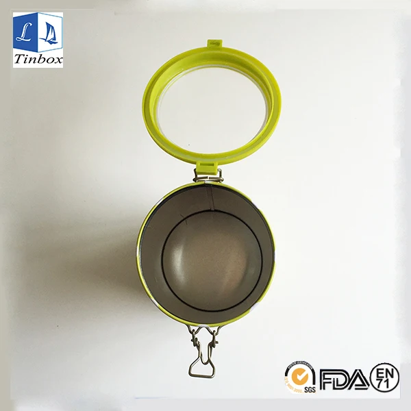 High Air Tightness Round antique coffee cans With Easy Open Lid Coffee Tin Can