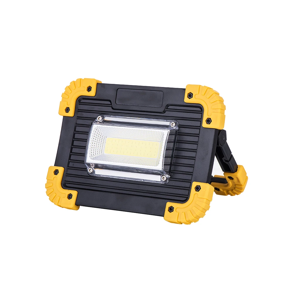 
Portable 20W Waterproof 18650 Battery 3*AA Battery USB Rechargeable Super Bright Flood COB LED Work Light With Stand 