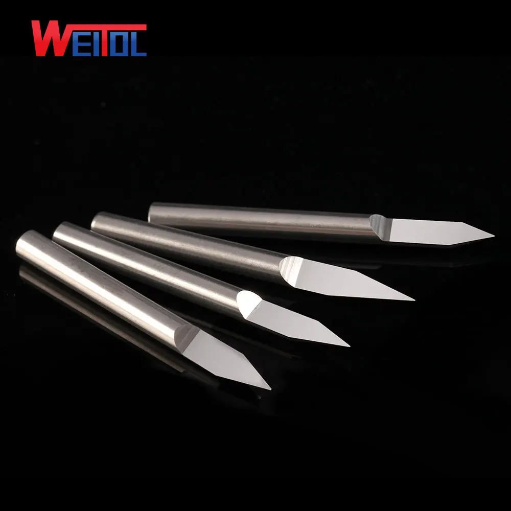 Инструменты для резьбы WeiTol, стальные гравировальные долота с плоским дном для гравировки металла