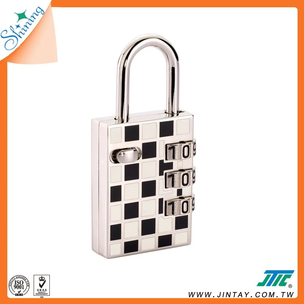 
Shining 3 Numbers Combination Padlock / Lock with USB Drive 