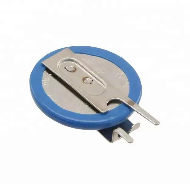 3V 15mAh rechargeable ML1220 button cell with solder tags pins