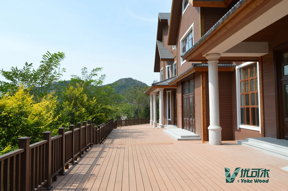 Дешевые деревянные пластиковые композитные настил материал Открытый водонепроницаемый Ламинат доски