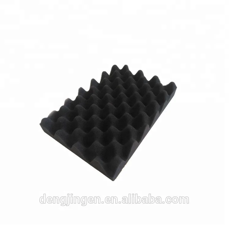 Factory Direct Supply Custom Black Soundproof Wave Acoustic Foam Panel