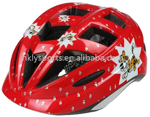 Shengtao Best Pirce ST500 18 Air Vent Cormic Pattern Bike Kids Helmet