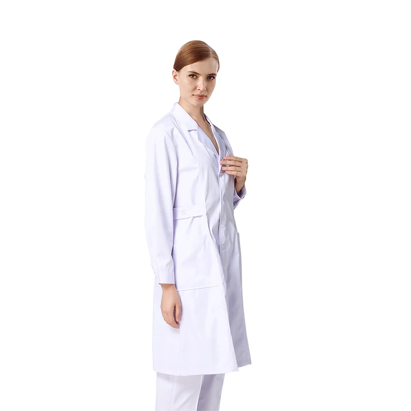 
The cheap long sleeve hospital doctor uniform / nurse clothes 