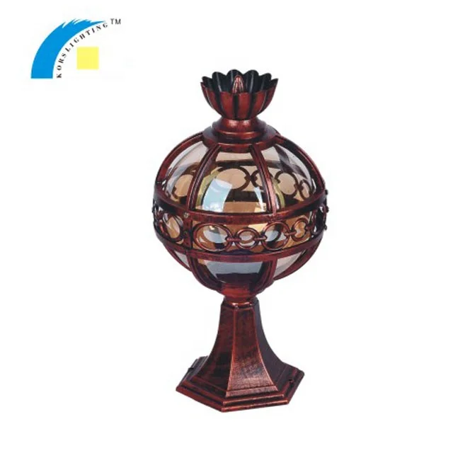 main gate pillar light outdoor pedestal lantern decorative garden house fence post lights