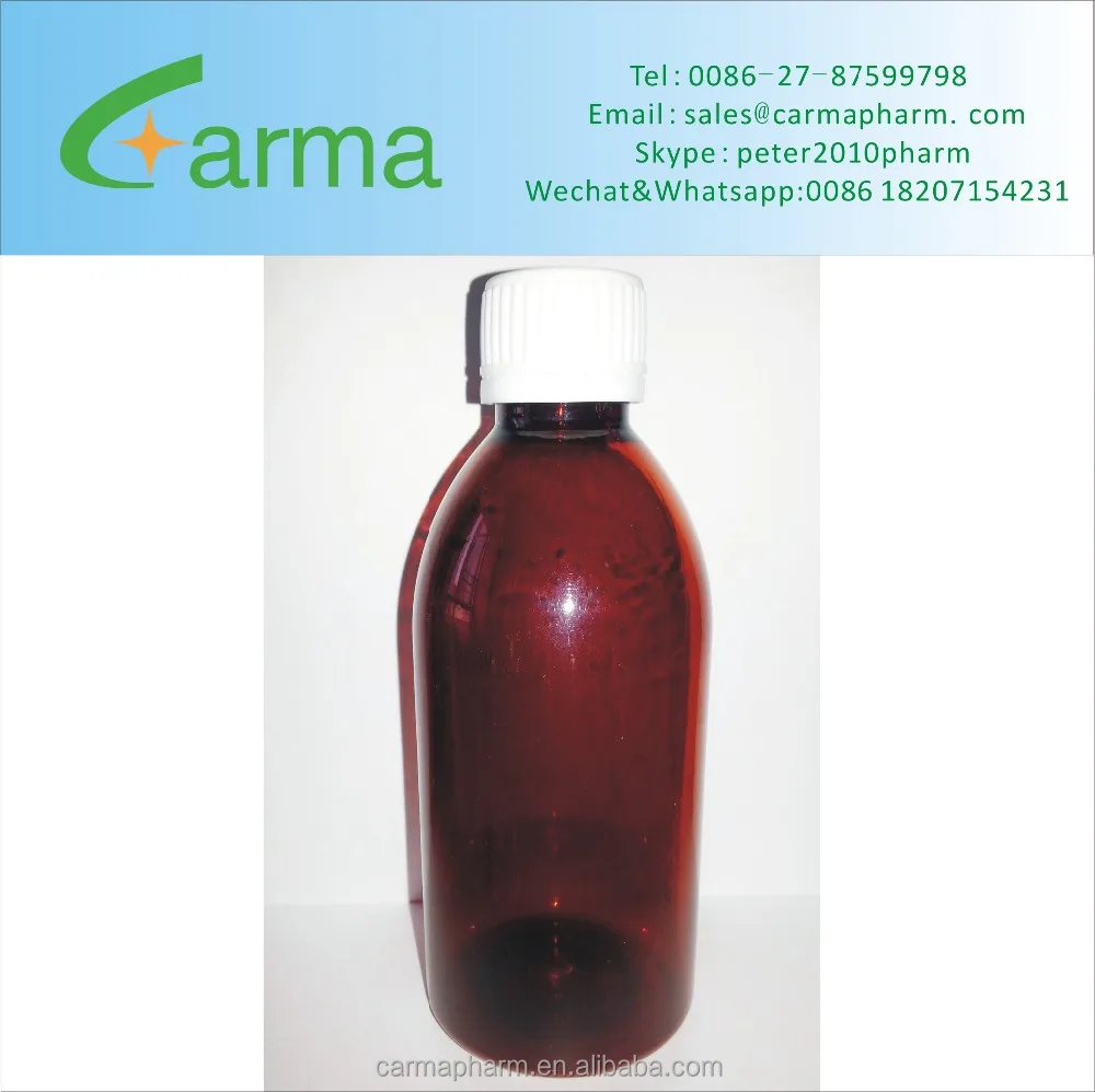 150ml Plastic Medicine Syrup Amber PET Bottle