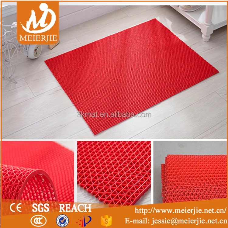 new style without backing PVC S Mat,swimming pool antislip sauna floor mat
