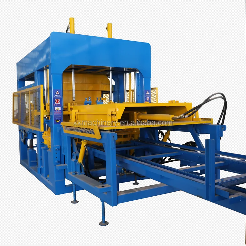 New Technology QT9-15 Automatic Vibrating Mass Production Concrete Brick Machine
