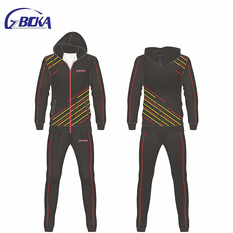 Factory custom club team training soccer jersey fitted tracksuit men sportswear