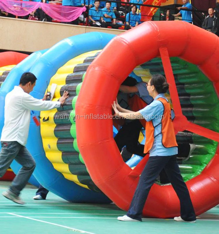 inflatable water roller Inflatable floating water games inflatable walking land roller