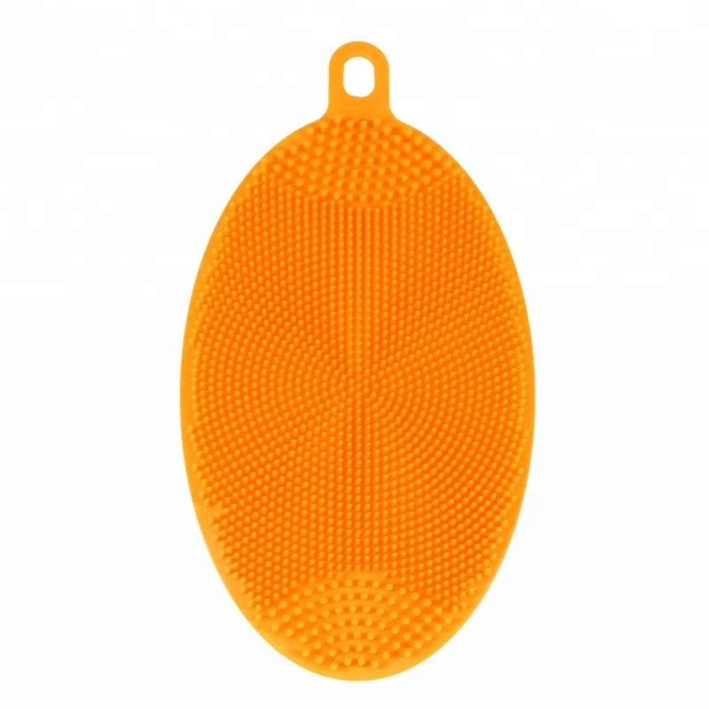 Heatproof Silicone Kitchen Scrubber Easy to Disinfect