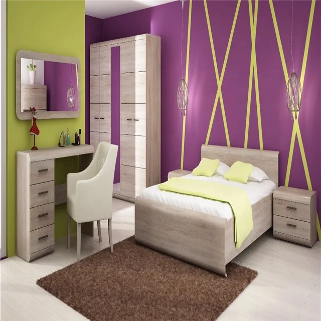 Modern Wood Home Bedroom Furniture Bedroom Set
