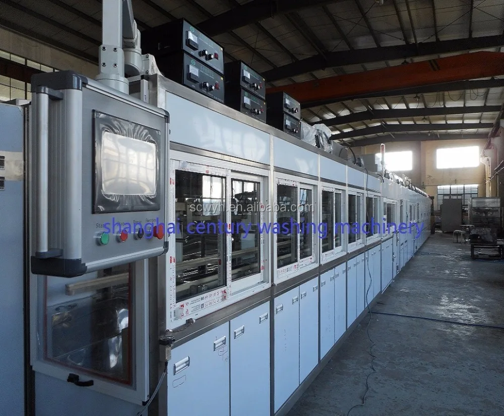 Automatic cleaning anti-fog hard coating machine for optical lenses and helmet visor