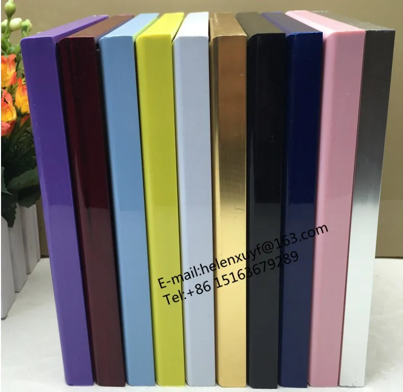 A4 gold and silver plated PVC photo frame